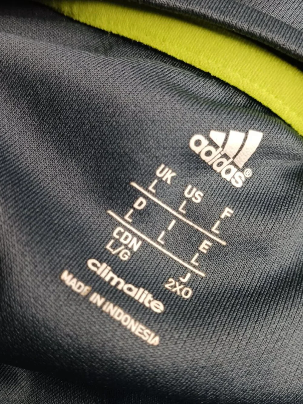 Adidas Mens Large T Shirt Gray Short Sleeve Moisture Wicking Work Shirt (Read)